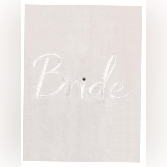 Secret Treasures Women’s Robe Satin “Bride” - Picture 5 of 6